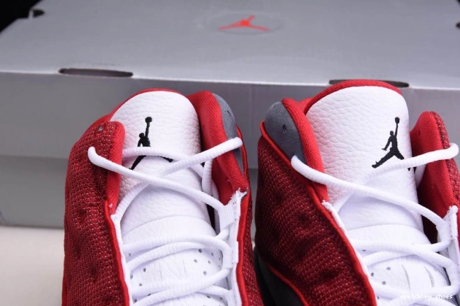 Cheap Gym Red Flint Grey Jordan Air Retro 13 414571-600 0708